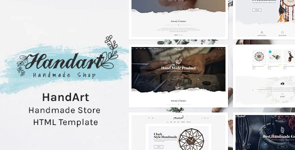 HandArt - Plantilla HTML para tienda hecha a mano