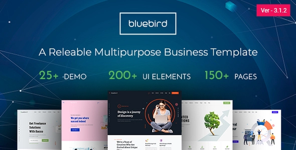 Bluebird - Mehrzweck-Business-HTML-Vorlage