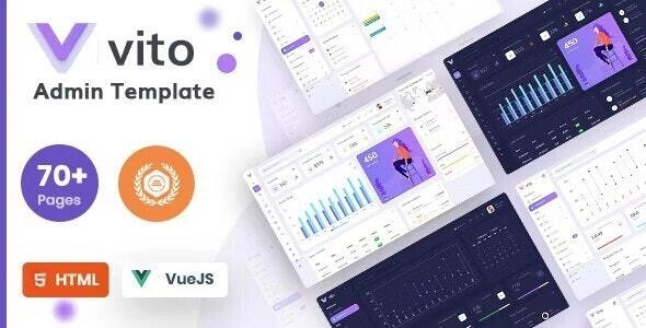 Vito - Vue, Laravel, modello di dashboard di amministrazione HTML