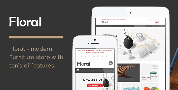 Floral - Mobilya Mağazası HTML Şablonu