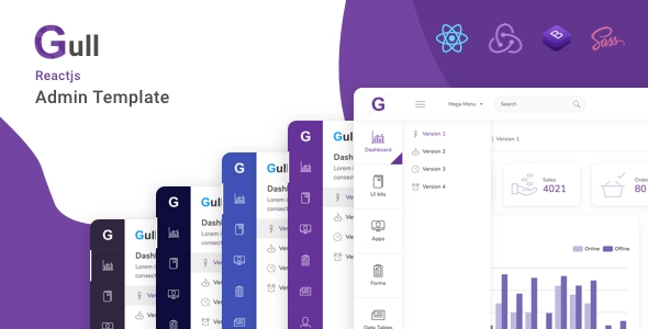 Gull - React Bootstrap 5 Admin-Dashboard-Vorlage