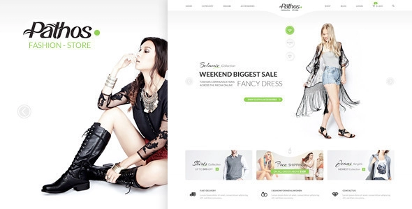 Pathos - Responsive HTML-Vorlage für E-Commerce