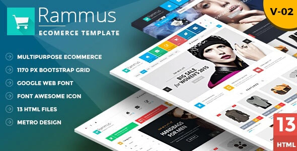 Rammus - HTML-Vorlage für Modeboutiquen