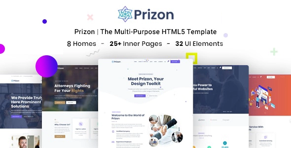 Prizon - Çok amaçlı html şablonu