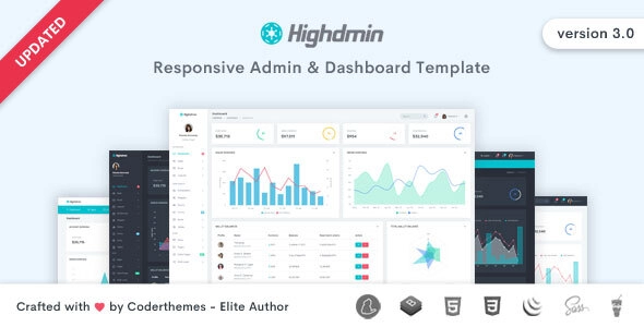 Highdmin - шаблон администратора и панели инструментов