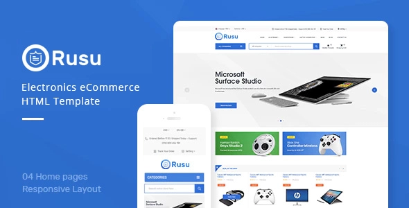 Rusu - 电子电子商务 HTML 模板