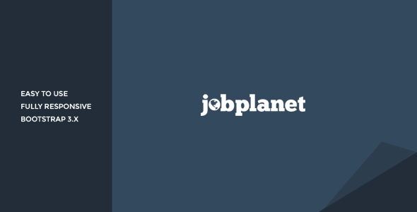 Jobplanet — адаптивный HTML-шаблон доски объявлений о вакансиях