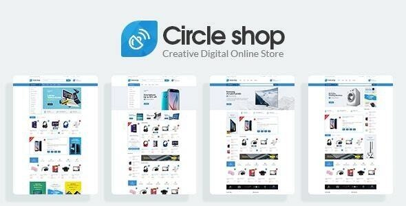 Circle Shop – HTML5-Vorlage für Elektronik-E-Commerce