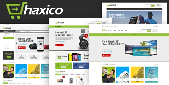 Haxico - 电子产品商店 HTML 模板