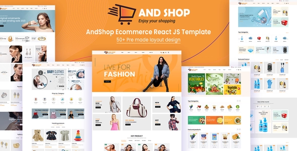 HTML-шаблон электронной коммерции AndShop