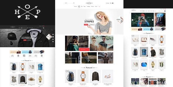 Hope - E-Commerce in HTML Bootstrap 5-Vorlage