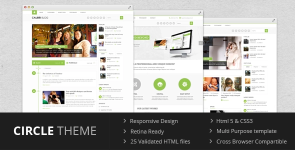 Circle theme - Multi Purpose Template