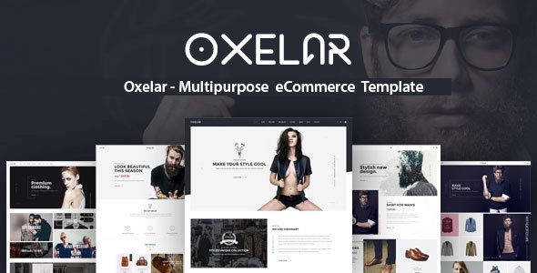 Oxelar - Шаблон сайта модных и роскошных интернет-магазинов