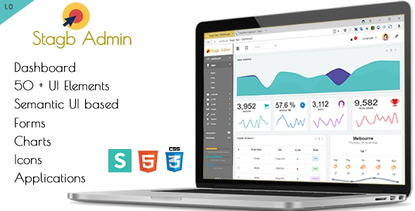 Stagb Semantic-Ui-Verwaltungsvorlage