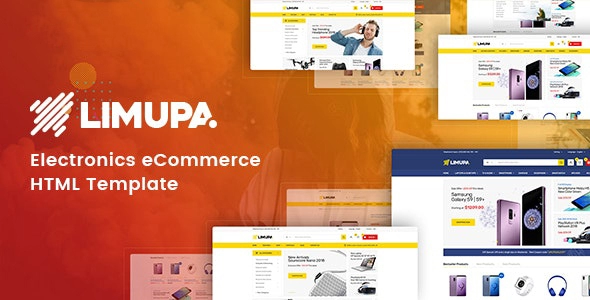 Limupa - Electronics eCommerce HTML Template