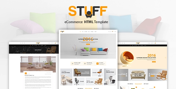 Stuff - Plantilla HTML para muebles