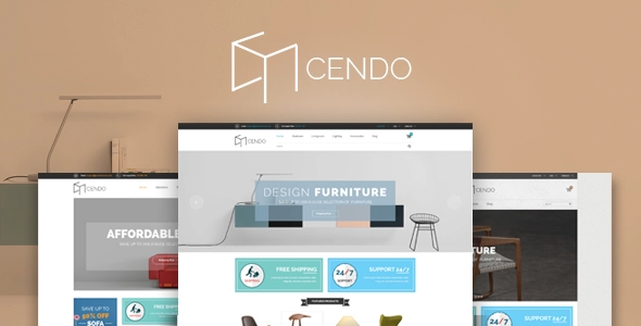 Cendo - Modèle de commerce électronique de magasin d'intérieur de meubles