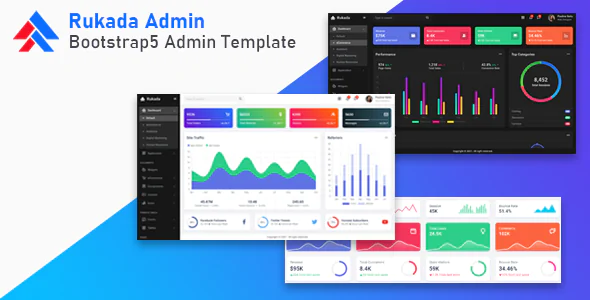 Rukada - Responsive Bootstrap 5 Admin Template