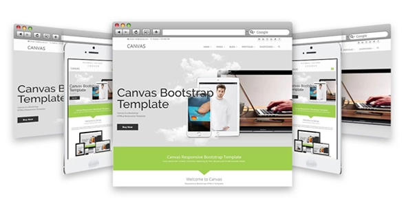 Canvas Duyarlı HTML5 Şablonu