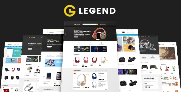 Legenda - Modello HTML per e-commerce di negozi di elettronica e giocattoli